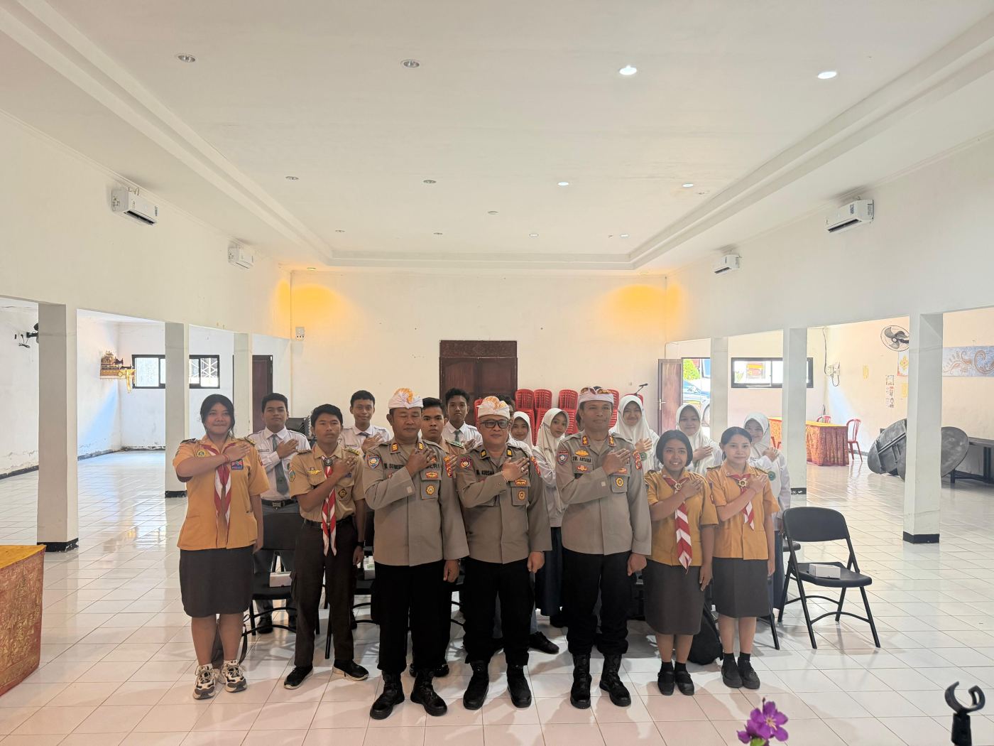 Peran Saka Bhayangkara dalam Mengayomi Masyarakat, Polres Karangasem Berikan Pembinaan kepada Generasi Muda di Karangasem