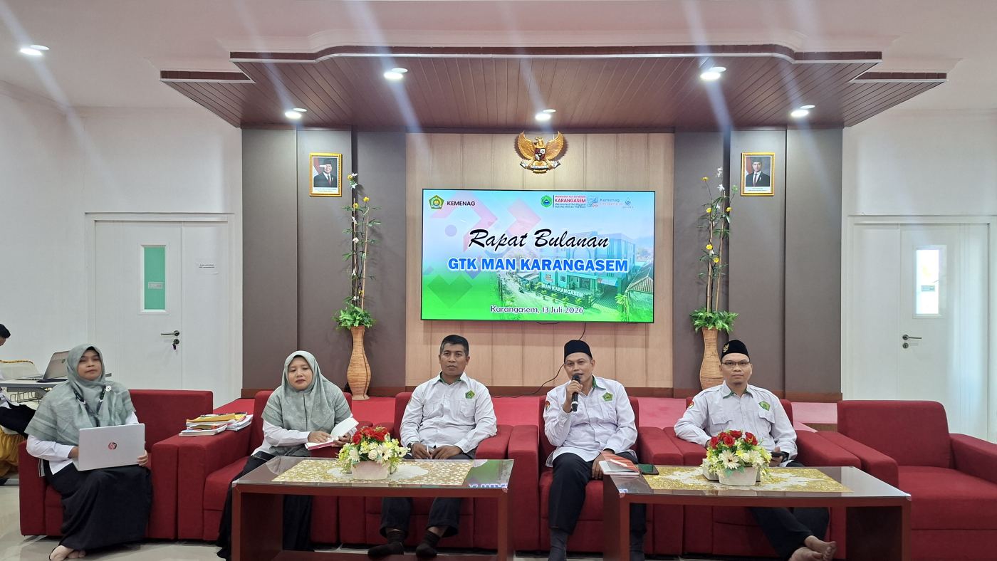 GTK MAN Karangasem Perkuat Sinergi Sambut Tahun Pelajaran Baru