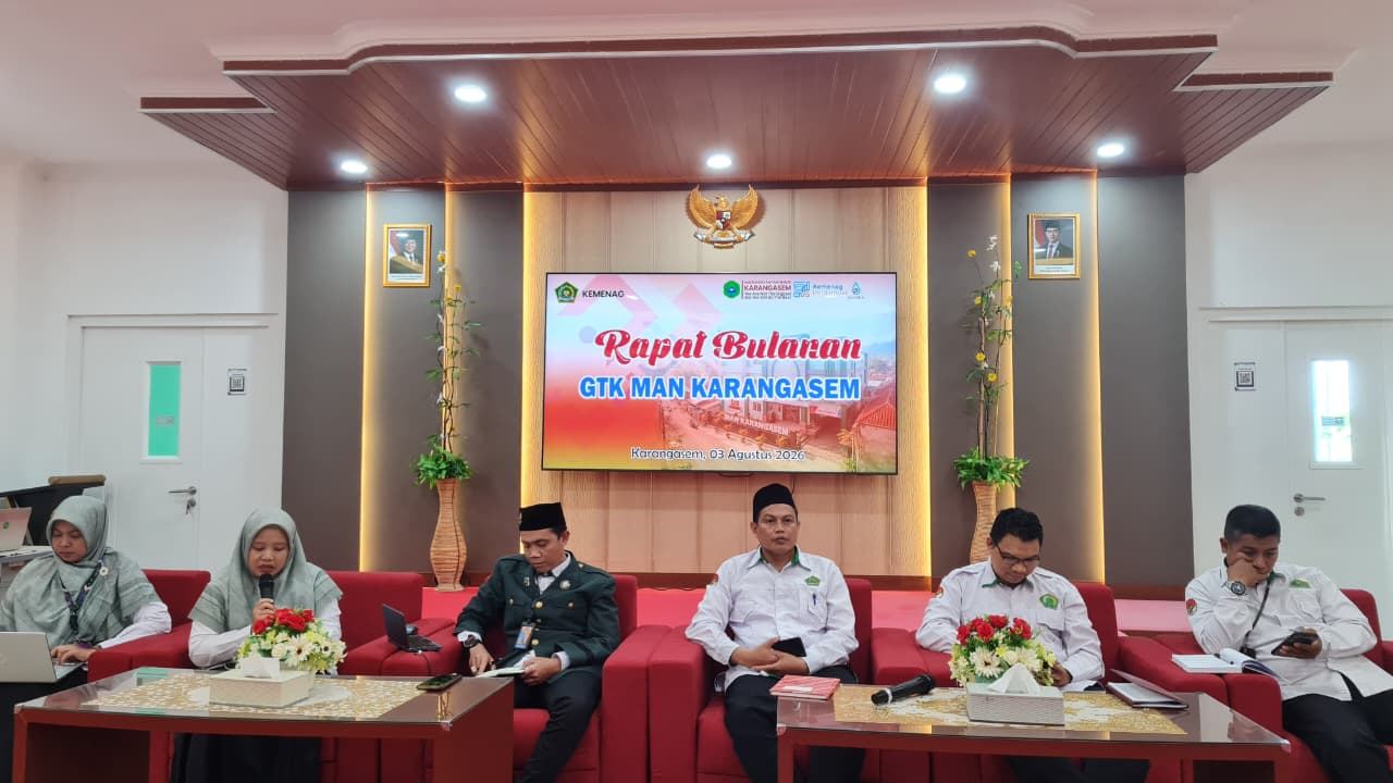 Rapat Bulanan GTK MAN Karangasem Perkuat Sinergi Menuju WBBM
