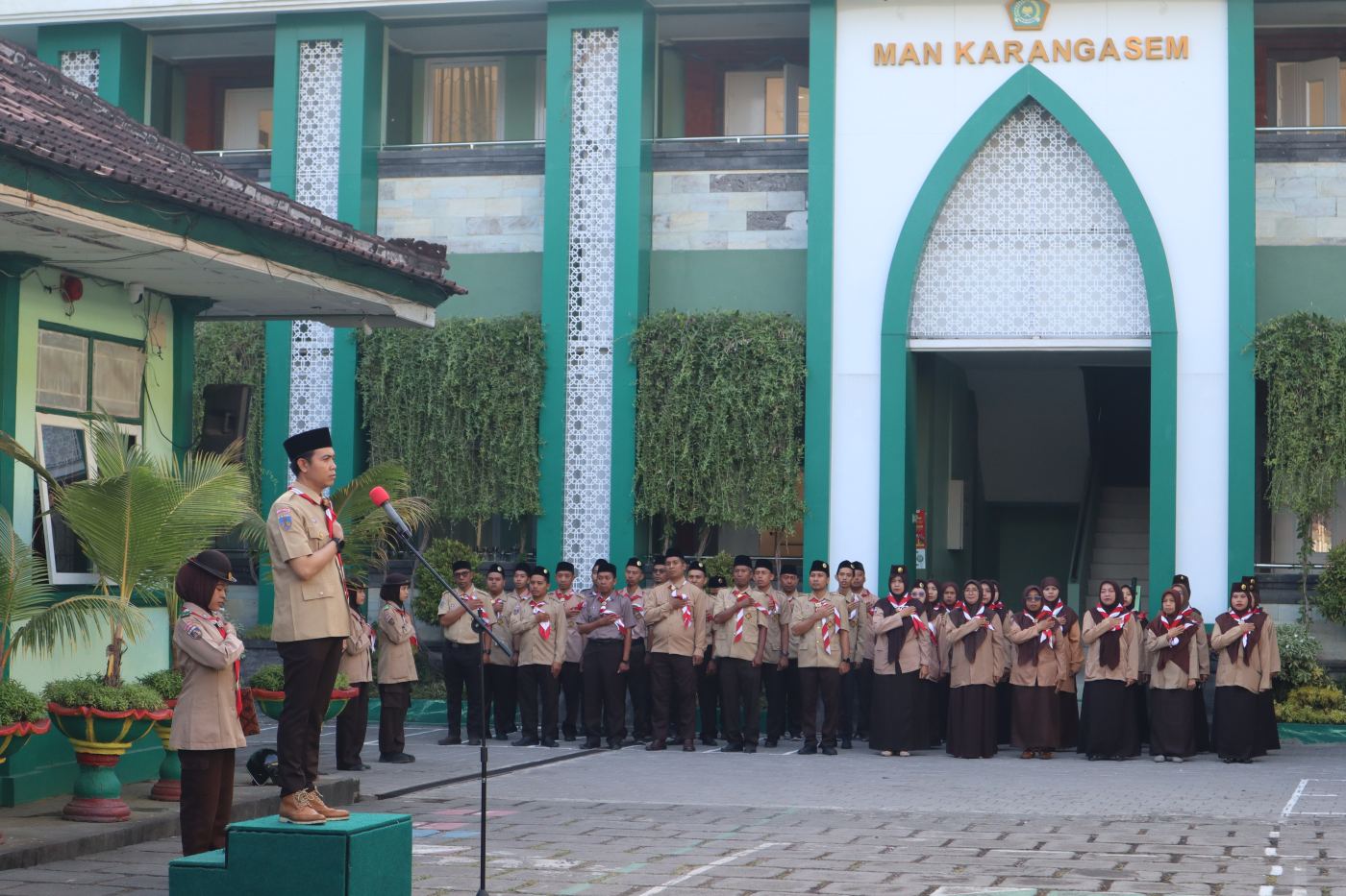 MAN Karangasem Peringati Hari Pramuka ke-65 dengan Semangat Pengabdian dan Pembentukan Karakter